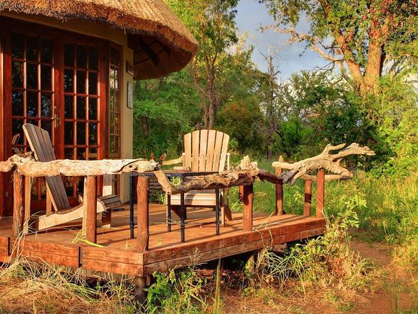 Motswari Game Lodge - Private Deck 